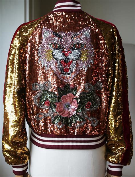 gucci sequin jacket fake